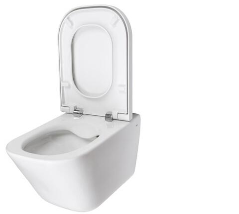 Pods The Gap Rimless, stiprināms pie sienas, 350x540 mm, balts - Image 1