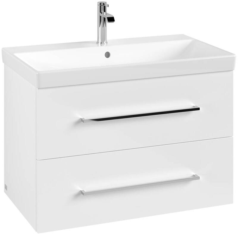Izlietnes skapītis Avento, 776x482 mm, h=514 mm, 2A, brilliant white - Image 1