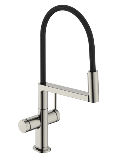 Virtuves izlietnes maisītājs Talis Select M54 PowderSpray, 3jet, Stainless Steel Finish - Image 1