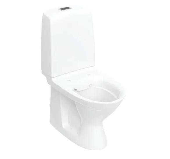 Pods Spira Rimfree, 355x650 mm, vertikāls izvads, balts IC - Image 1