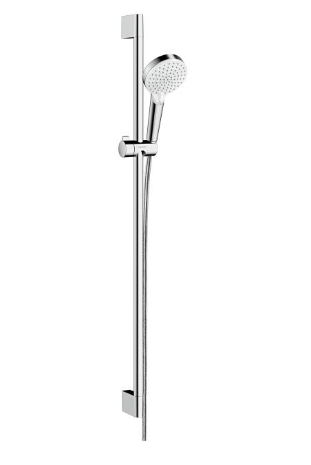 Rokas dušas komplekts Crometta Vario, 900 mm, balts/hroms - Image 1