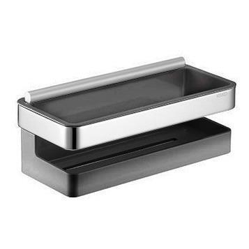 Plaukts Moll, 240x110 mm, hroms/antracīts - Image 1
