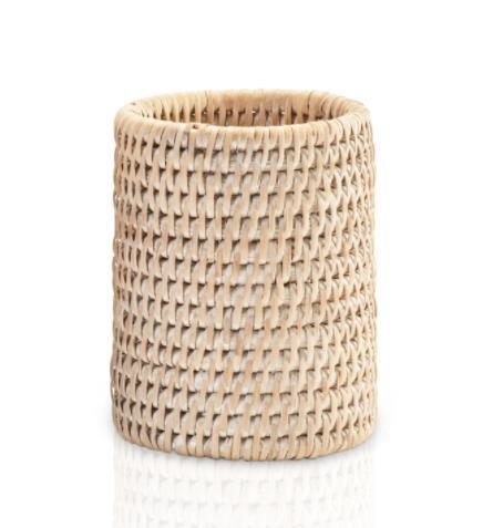 Zobbirstīšu trauciņš Basket BER, rattan light - Image 1