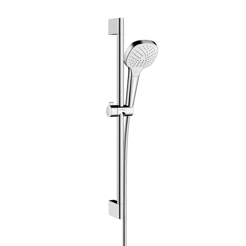 Rokas dušas komplekts Croma Select E Vario, 650 mm, EcoSmart 9 l/min, balts/hroms - Image 1