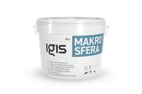 IGIS Makrosfera viegla rupjgraudainā špakteļmasa 3L spainis