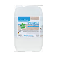 AquaSeal Greenstar 5,5L īpaši matēta (ultramatt) divkomponentu, ūdens bāzes, augstākās klases grīdas laka