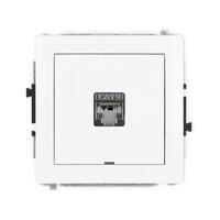 DECO Vienas datora ligzdas mehānisms 1xRJ45, kat. 5e, ekranēts, 8 kontaktu