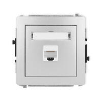 DECO Vienas datora ligzdas mehānisms 1xRJ45, 5e kat. 6, 8 kontakti
