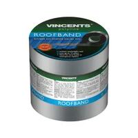 Vincents Polyline Roofband Bitumena blīvējoša lente Alumīnija 10cm x 3m