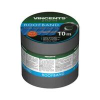 Vincents Polyline Roofband Bitumena blīvējoša lente Pelēka 15cm x 10m