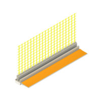 Est Profill SMART 490 Logu ailes profils ar sietu 9mm, garums 2,4m - Thumbnail 2