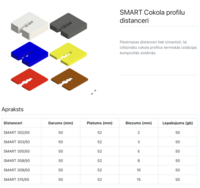 SMART 308/50 Distanceri  8 mm - Thumbnail 2