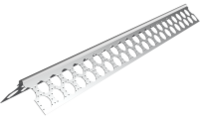 ETIX 4725 Aluminija stūris 23x23 mm perforēts 0,4 mm 2,5m CE