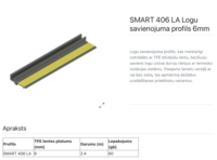 ETIX 406la Loga profils 6 mm bez sieta ar lamellu - Thumbnail 2
