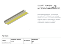 ETIX 406lw Loga profils 6 mm bez sieta ar lamellu - Thumbnail 2
