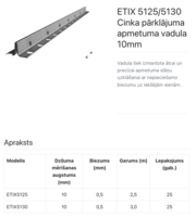 RW 5125  ZN apmetuma vadula 10mm 0,33mm 2,5m - Thumbnail 2