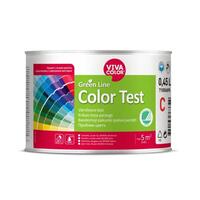 Color Test krāsa sienām  pilnīgi matēta 0.45L