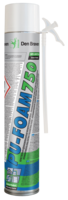 montāžas putas, poliuretāna, salmiņaplikators 750ml