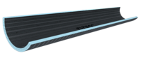  Tycroc FXL XPS/polimērcementa plāksne ar garenrievām 2500x600x30mm