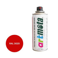 Akrila aerosola krāsa 450 ml, sarkana, RAL3020
