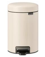 Atkritumu tvertne ar pedāli NewIcon, 5l, soft beige