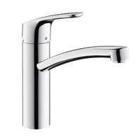 Virtuves izlietnes maisītājs Focus M41 160 1jet, stainless steel optic