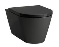 Pods Kartell Rimless NEW, stiprināms pie sienas, 370x545 mm, matēts melns