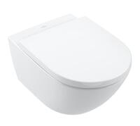 Pods Subway 3.0 Rimless, stiprināms pie sienas, 370x560 mm, TwistFlush, SupraFix, balts